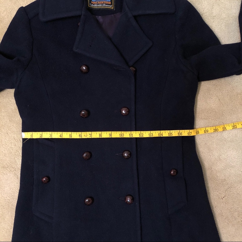 Mackintosh Authentic Peacoat Double Breasted Blue - image 7